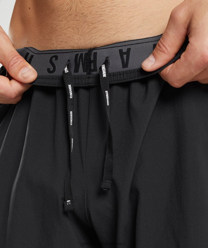 Gymshark pantalones cortos deportivos negro hombres 04BZTL513 - Gymshark Sale
