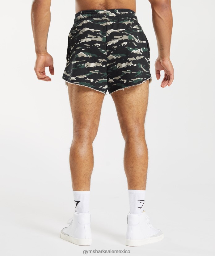 Gymshark pantalones cortos heredados verde obsidiana hombres 04BZTL557 - Gymshark Mexico