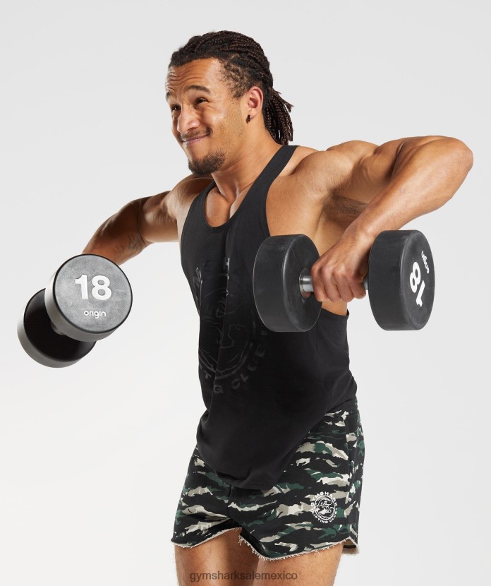 Gymshark pantalones cortos heredados verde obsidiana hombres 04BZTL557 - Gymshark Mexico