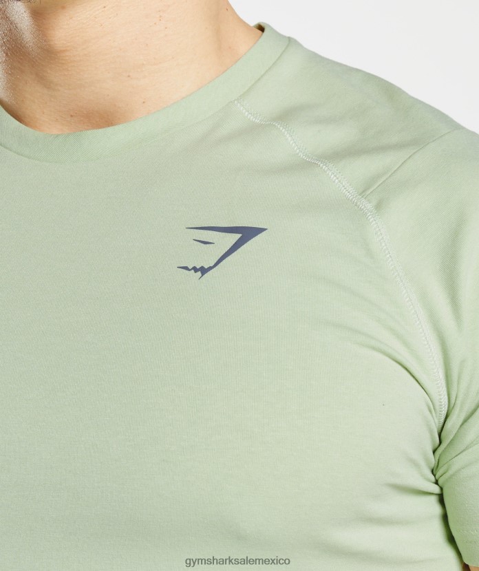 Gymshark camiseta atrevida flora verde hombres 04BZTL729 - Gymshark México