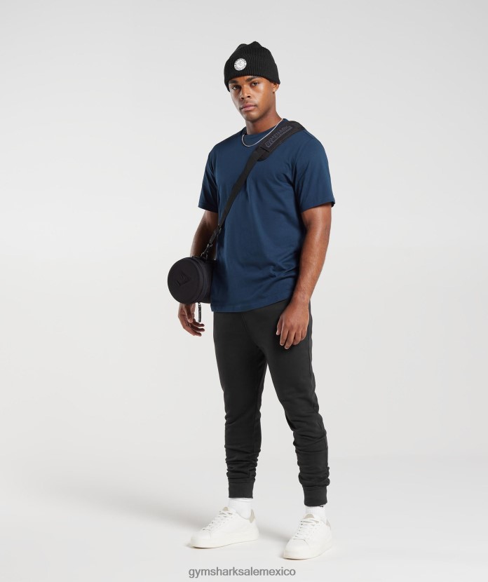 Gymshark camiseta con escudo marina de guerra hombres 04BZTL586 - Gymshark Mujer