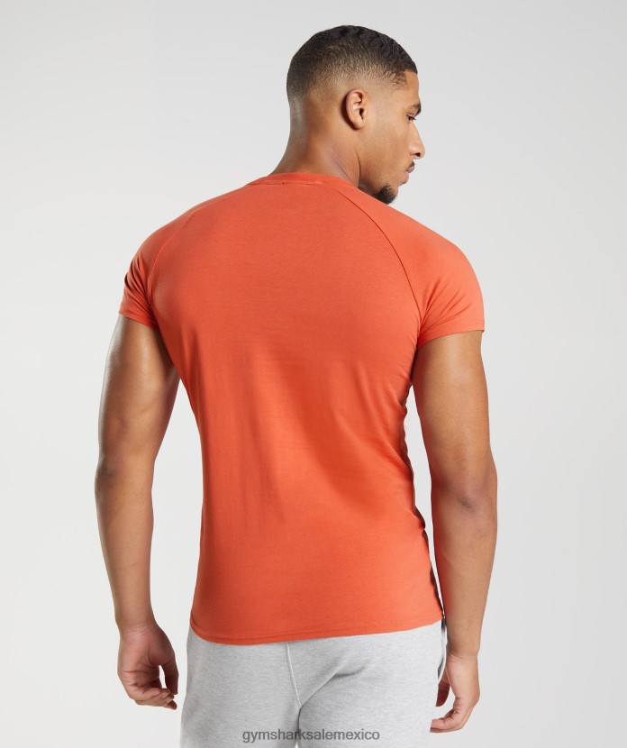 Gymshark camiseta de apolo tormenta roja hombres 04BZTL726 - Gymshark Mujer