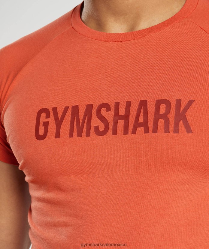 Gymshark camiseta de apolo tormenta roja hombres 04BZTL726 - Gymshark Mujer
