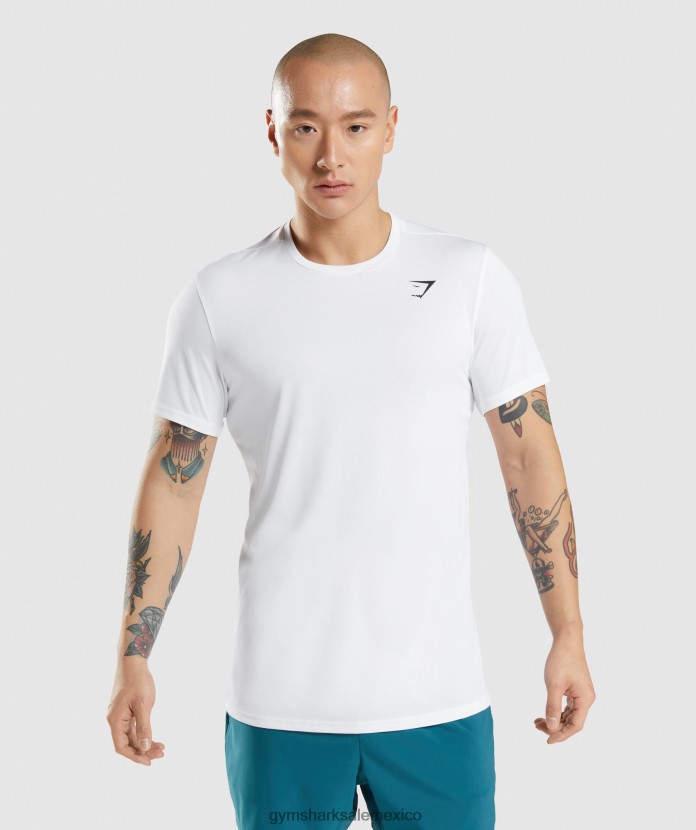 Gymshark camiseta de llegada blanco hombres 04BZTL581 - Gymshark Mujer