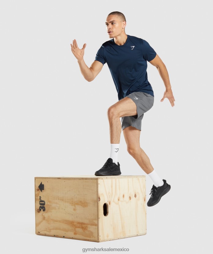 Gymshark camiseta de llegada marina de guerra hombres 04BZTL611 - Gymshark Mujer