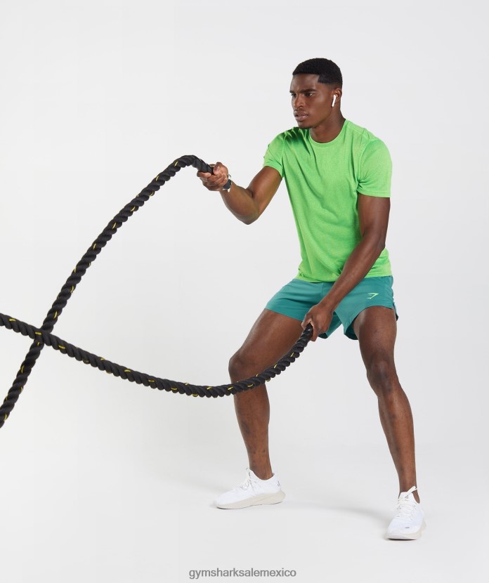 Gymshark camiseta deportiva lima fluo/marga negra hombres 04BZTL704 - Gymshark México