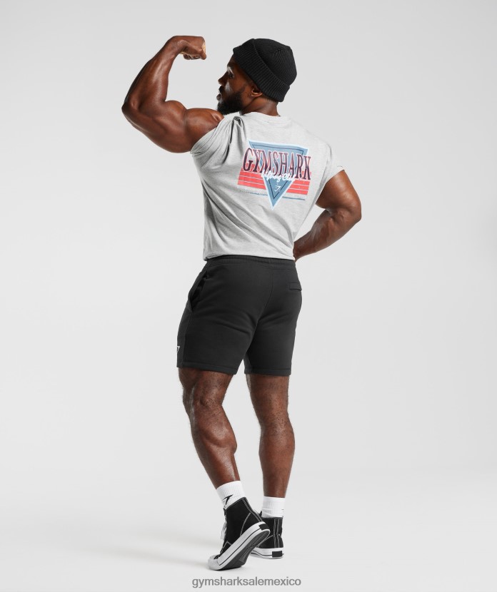 Gymshark camiseta extragrande con microondas Marga gris claro hombres 04BZTL587 - Gymshark Mexico