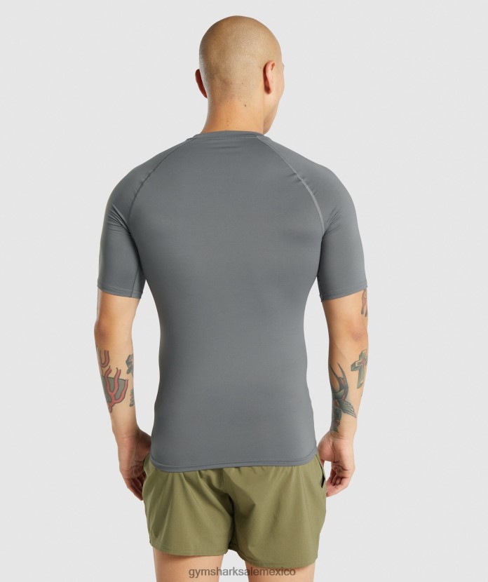 Gymshark camiseta interior element carbón hombres 04BZTL744 - Gymshark México