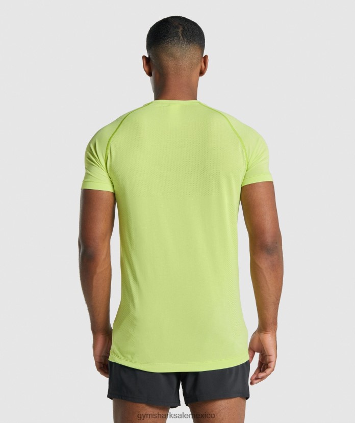 Gymshark camiseta sin costuras vital light marga amarilla hombres 04BZTL735 - Gymshark Hombre