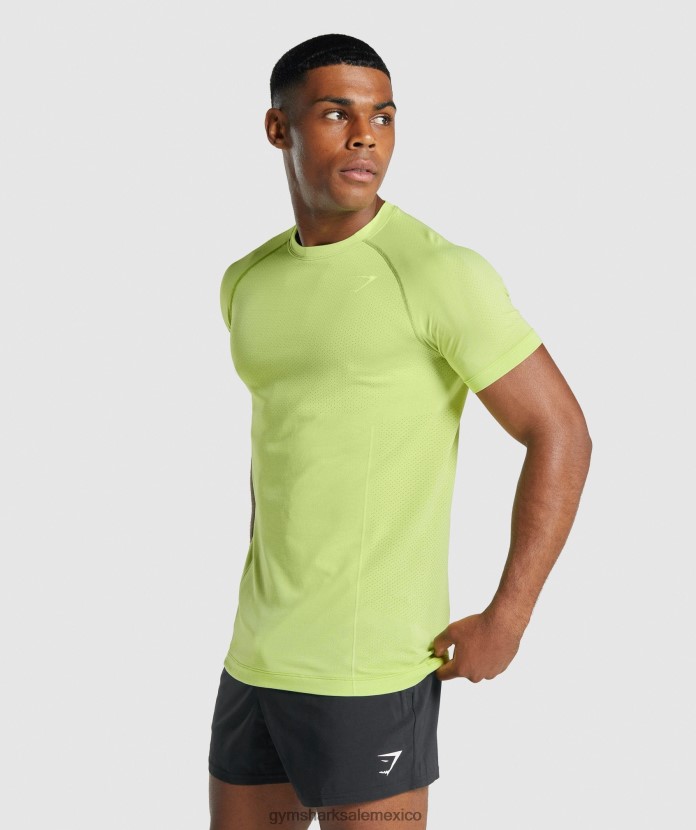 Gymshark camiseta sin costuras vital light marga amarilla hombres 04BZTL735 - Gymshark Hombre