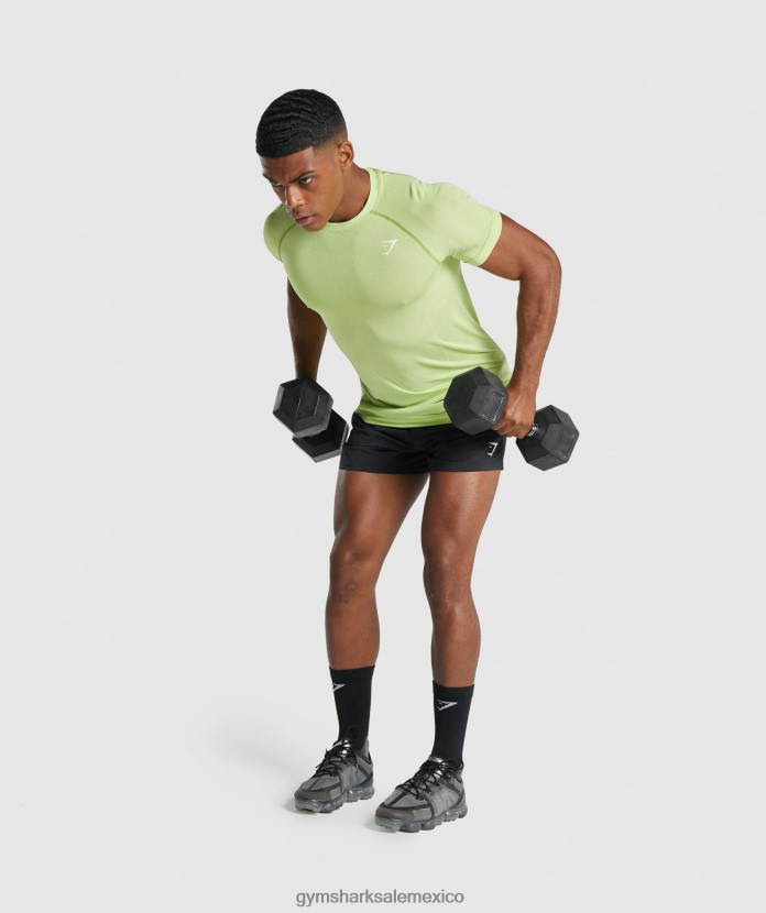 Gymshark camiseta sin costuras vital light marga amarilla hombres 04BZTL735 - Gymshark Hombre