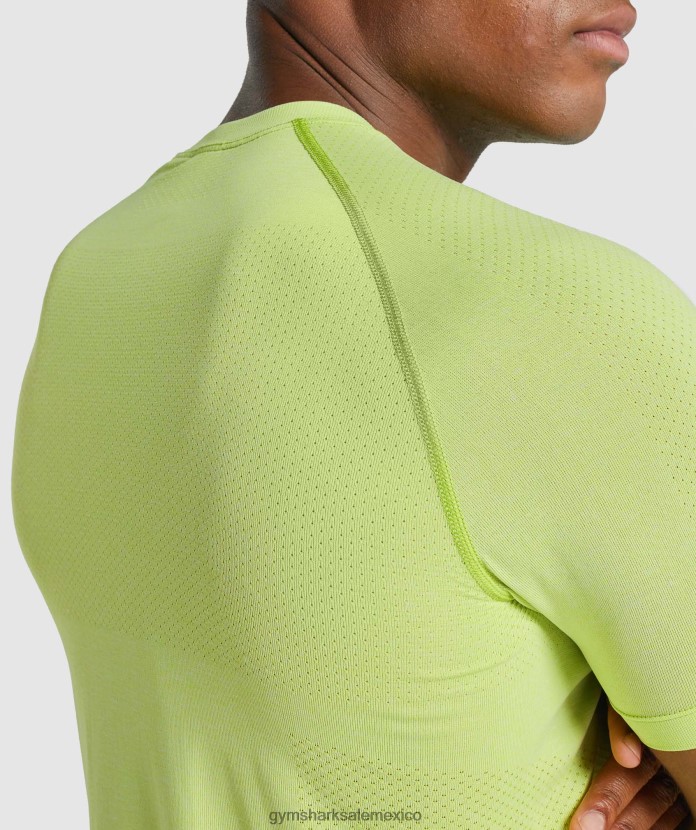 Gymshark camiseta sin costuras vital light marga amarilla hombres 04BZTL735 - Gymshark Hombre