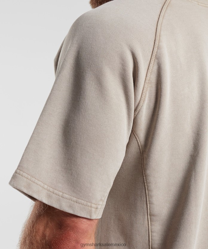 Gymshark tapa de trapo lavada a presión cemento marrón hombres 04BZTL641 - Gymshark Mujer