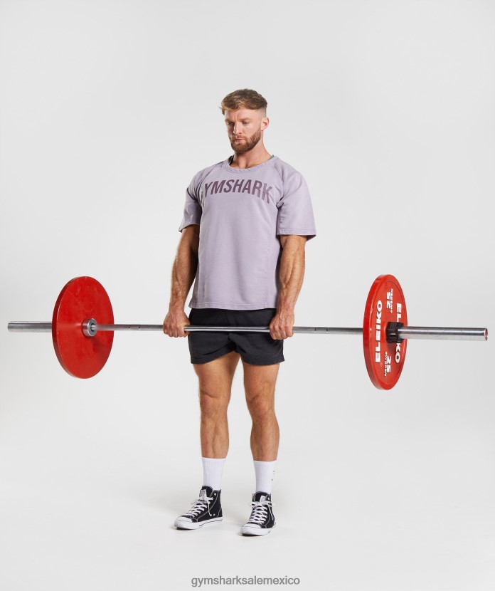 Gymshark tapa de trapo lavada a presión lila sombreada hombres 04BZTL723 - Gymshark Sale