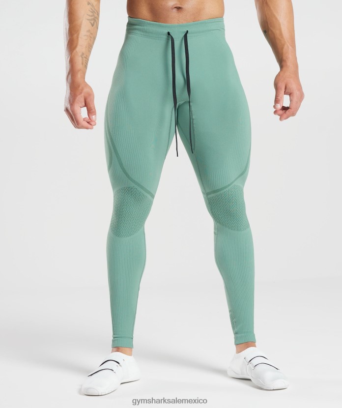Gymshark 315 medias sin costuras verde azulado/verde joya hombres 04BZTL1030 - Gymshark Hombre