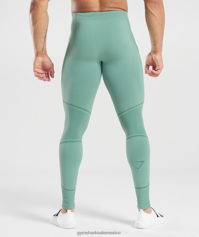 Gymshark 315 medias sin costuras verde azulado/verde joya hombres 04BZTL1030 - Gymshark Hombre