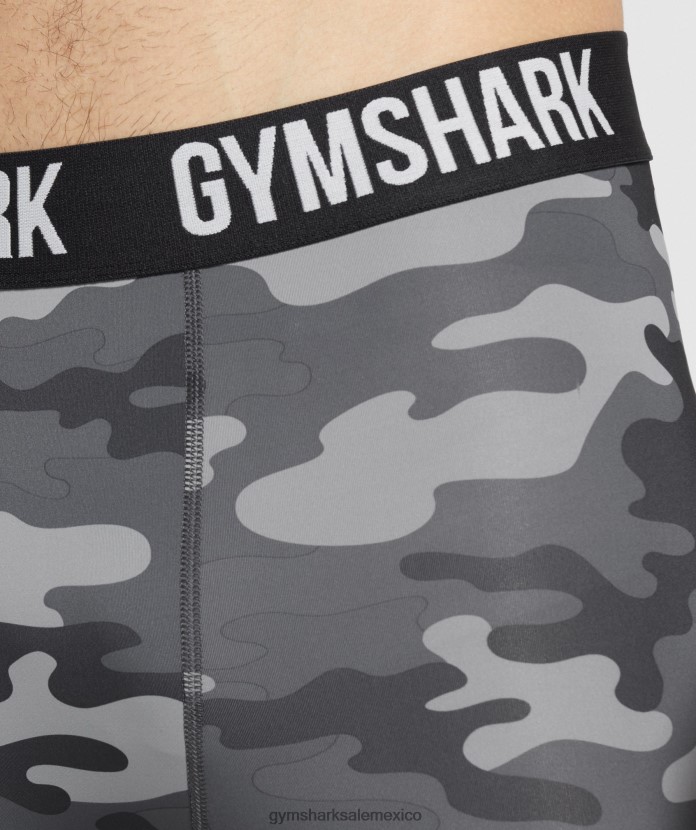 Gymshark leggings de capa base element estampado gris hombres 04BZTL1036 - Gymshark Mujer