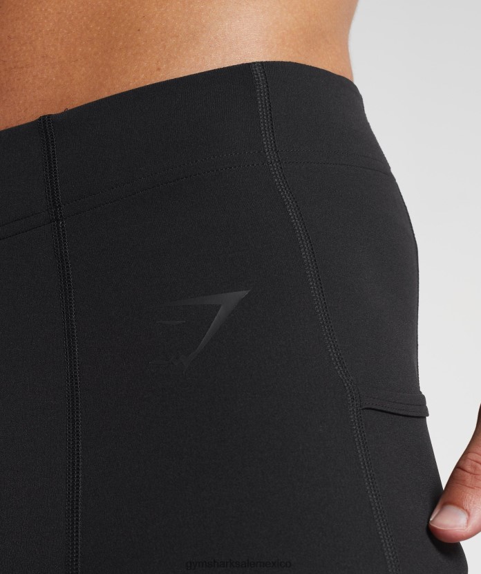 Gymshark mallas interiores de control negro hombres 04BZTL1029 - Gymshark México