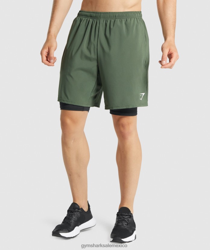 Gymshark pantalones cortos de capa base Element negro hombres 04BZTL1027 - Gymshark Mexico