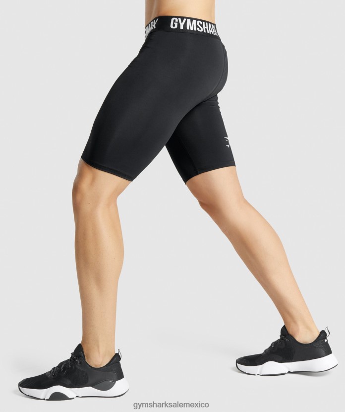 Gymshark pantalones cortos de capa base Element negro hombres 04BZTL1027 - Gymshark Mexico