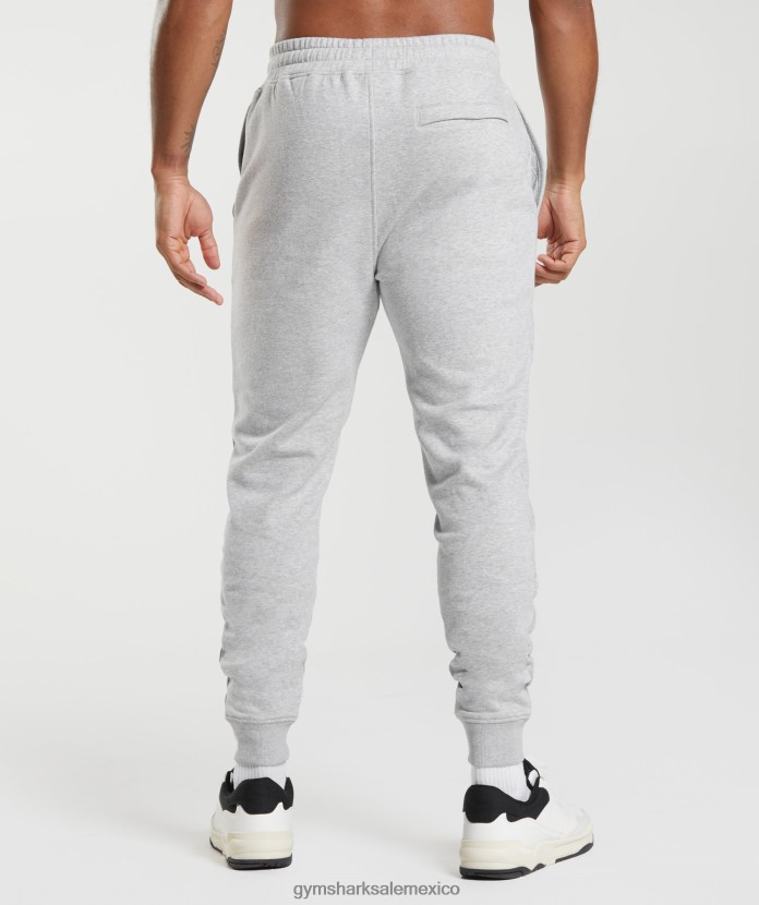 Gymshark corredores de cresta marga gris claro hombres 04BZTL1056 - Gymshark Hombre