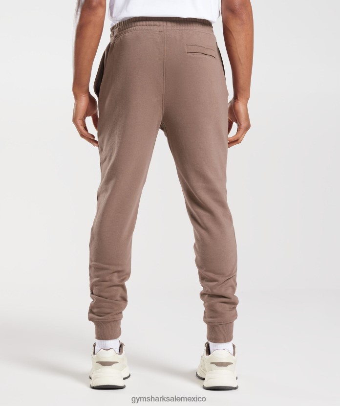 Gymshark corredores de cresta marrón trufa hombres 04BZTL1058 - Gymshark Mexico