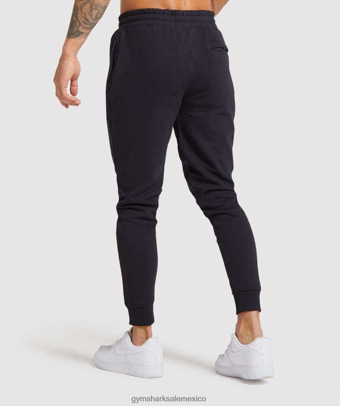 Gymshark corredores de cresta negro hombres 04BZTL1054 - Gymshark Sale