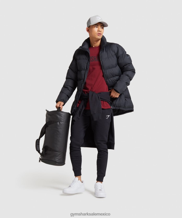 Gymshark corredores de cresta negro hombres 04BZTL1054 - Gymshark Sale