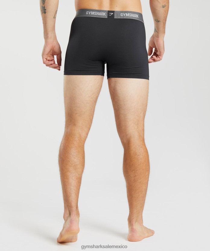 Gymshark boxers de tecnología deportiva, paquete de 2 negro hombres 04BZTL1046 - Gymshark Mujer