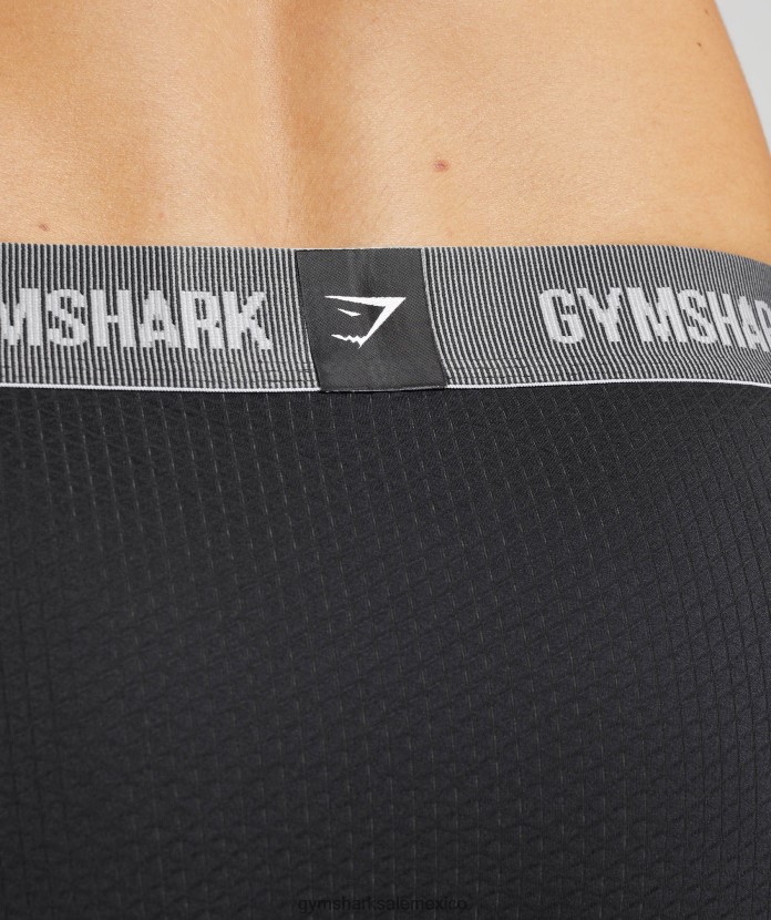 Gymshark boxers de tecnología deportiva, paquete de 2 negro hombres 04BZTL1046 - Gymshark Mujer