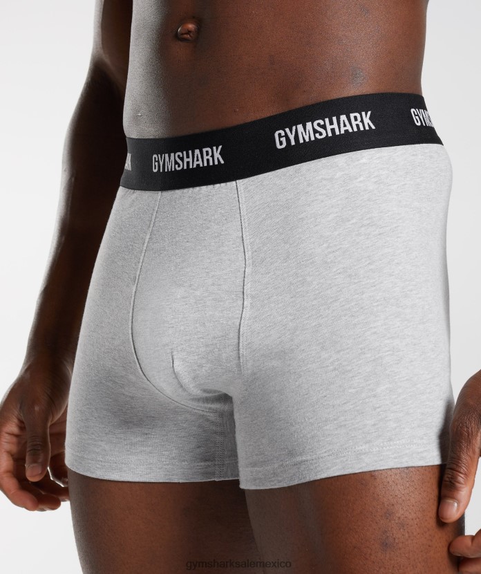 Gymshark paquete de 2 boxers marga gris claro hombres 04BZTL1051 - Gymshark Hombre