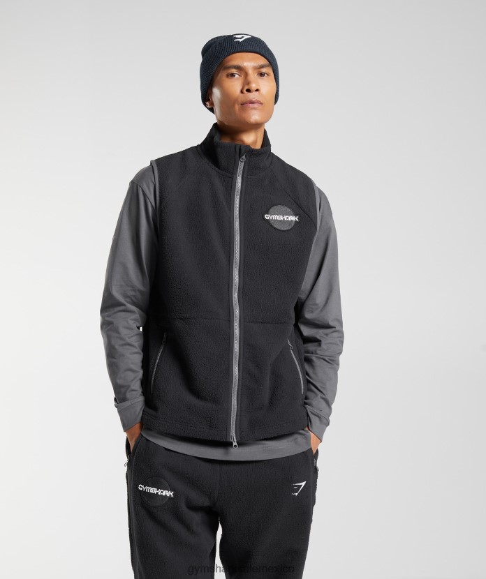 Gymshark chaleco de vibraciones negro hombres 04BZTL825 - Gymshark Hombre