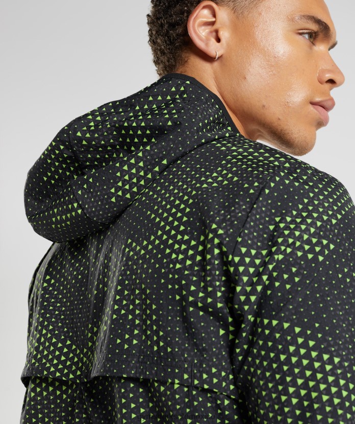 Gymshark cortavientos deportivo lima fluo hombres 04BZTL813 - Gymshark Sale