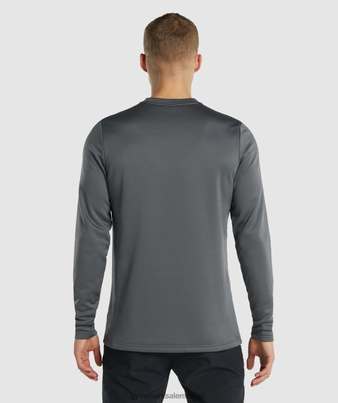 Gymshark sudadera con capucha de llegada carbón hombres 04BZTL870 - Gymshark Hombre