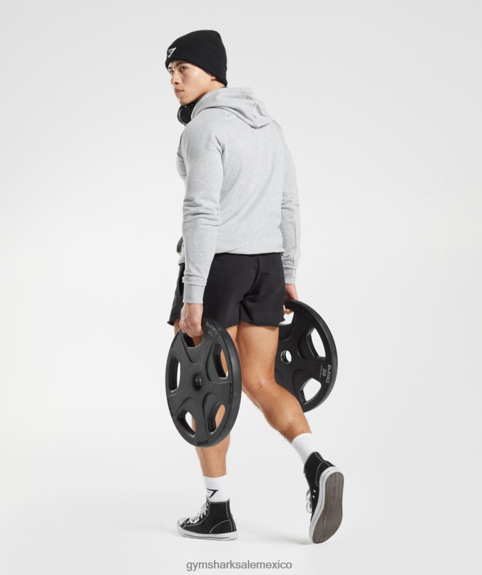 Gymshark sudadera con capucha heredada marga gris claro hombres 04BZTL837 - Gymshark Mexico