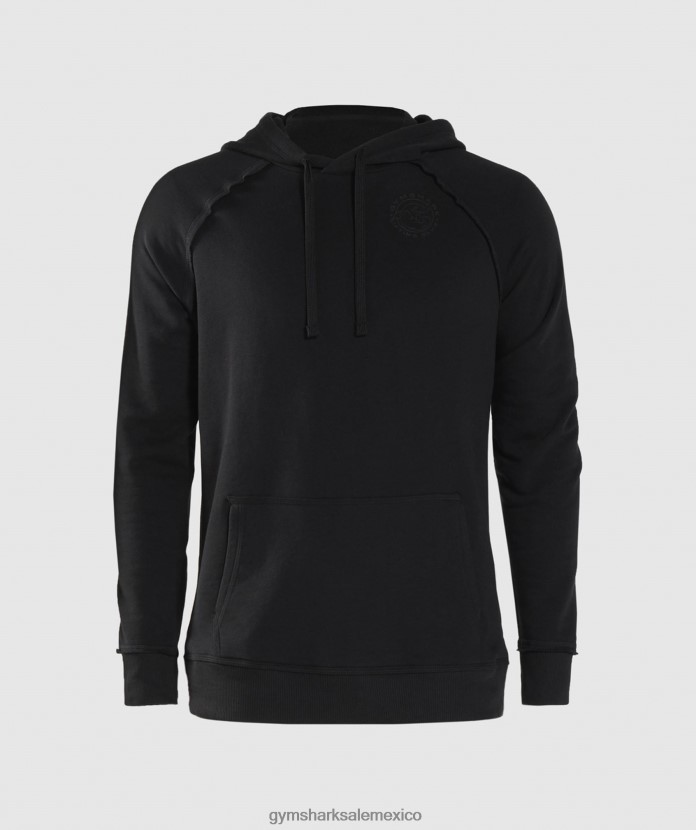 Gymshark sudadera con capucha heredada negro hombres 04BZTL824 - Gymshark México