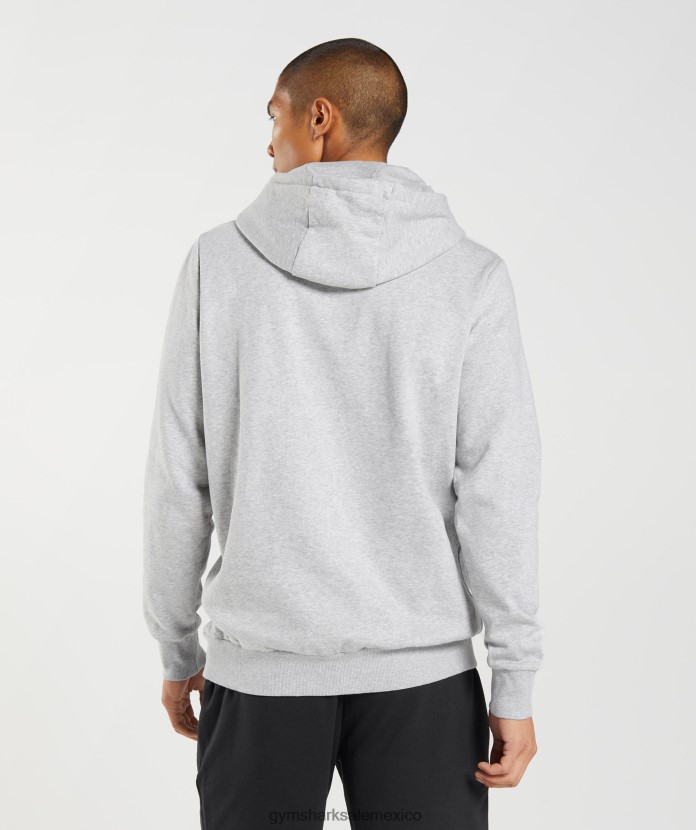 Gymshark sudadera con capucha marga gris claro hombres 04BZTL868 - Gymshark Sale