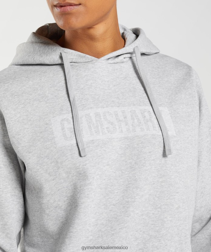 Gymshark sudadera con capucha marga gris claro hombres 04BZTL868 - Gymshark Sale