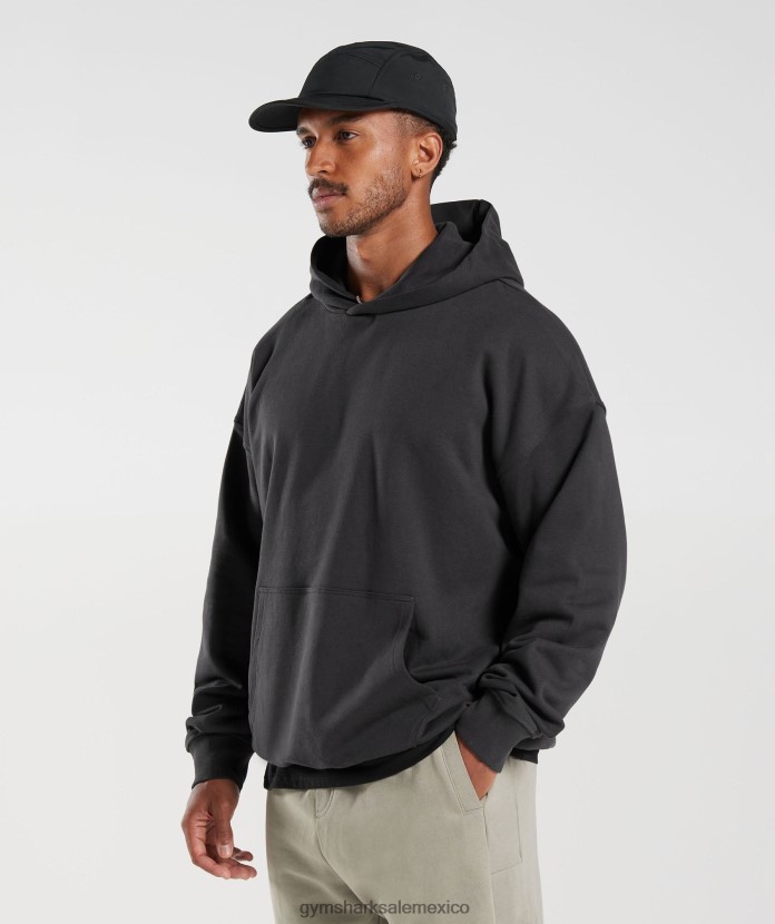 Gymshark sudadera con capucha para el día de descanso gris ónix hombres 04BZTL801 - Gymshark Mujer