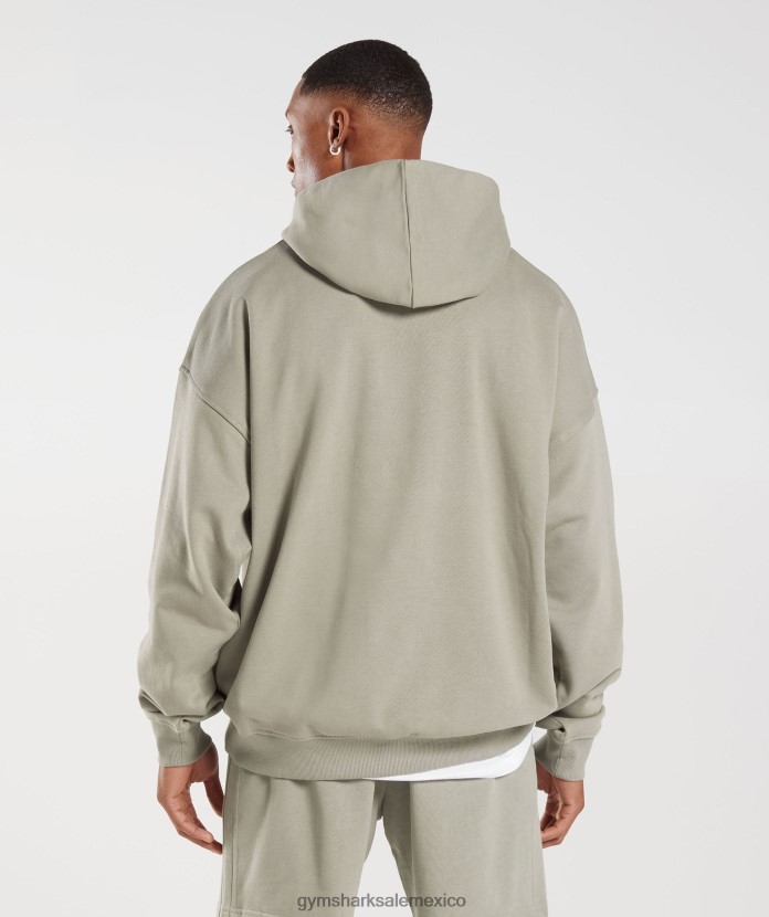 Gymshark sudadera con capucha para el día de descanso marrón crudo hombres 04BZTL800 - Gymshark Hombre