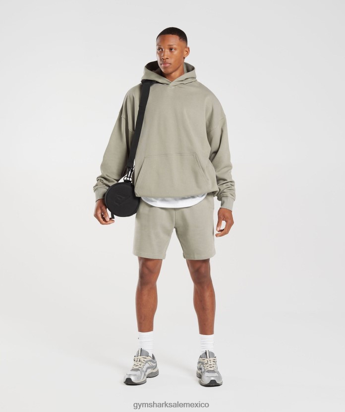 Gymshark sudadera con capucha para el día de descanso marrón crudo hombres 04BZTL800 - Gymshark Hombre