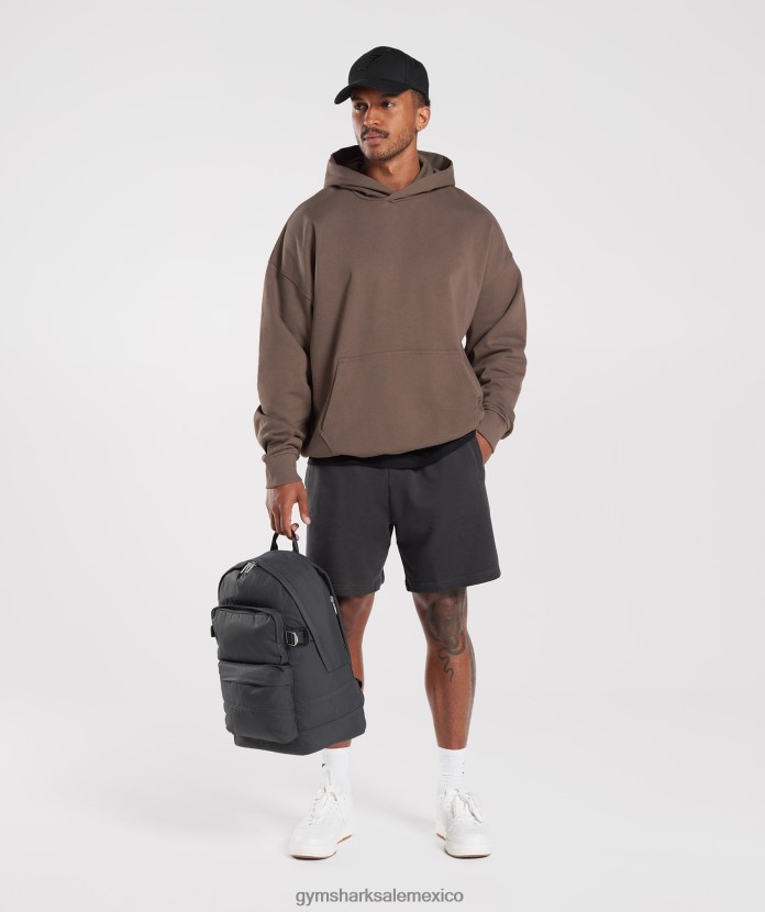 Gymshark sudadera con capucha para el día de descanso marrón trufa hombres 04BZTL876 - Gymshark Mujer