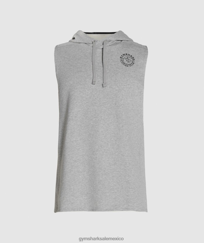 Gymshark sudadera con capucha y brazos caídos Legacy marga gris claro hombres 04BZTL853 - Gymshark Sale