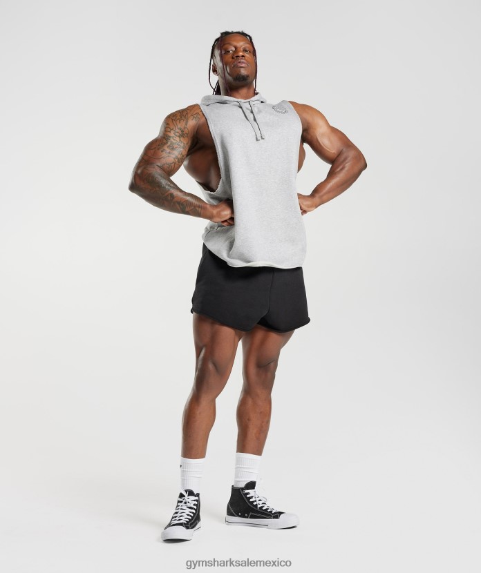 Gymshark sudadera con capucha y brazos caídos Legacy marga gris claro hombres 04BZTL853 - Gymshark Sale