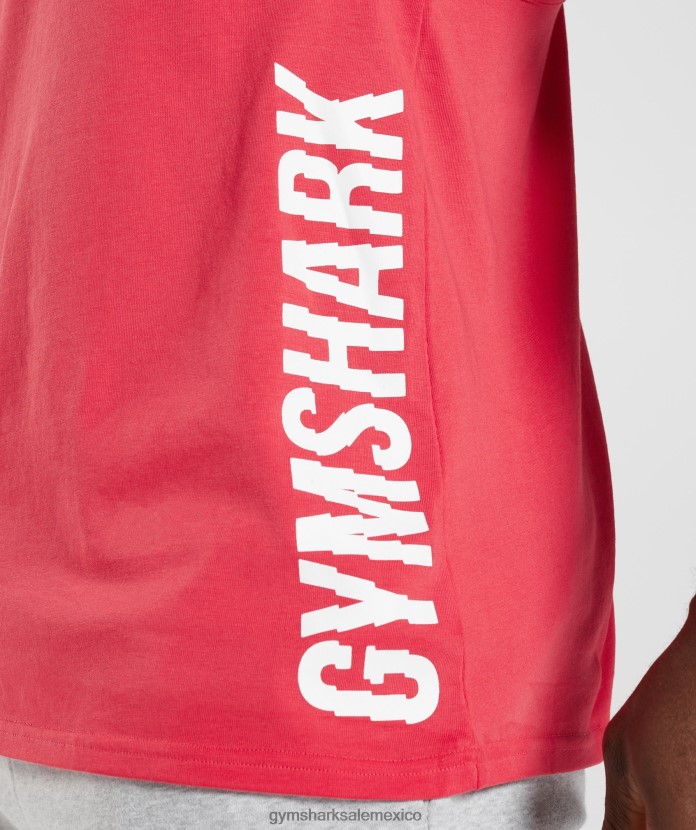 Gymshark larguero de rebanadas loro rojo hombres 04BZTL988 - Gymshark Sale