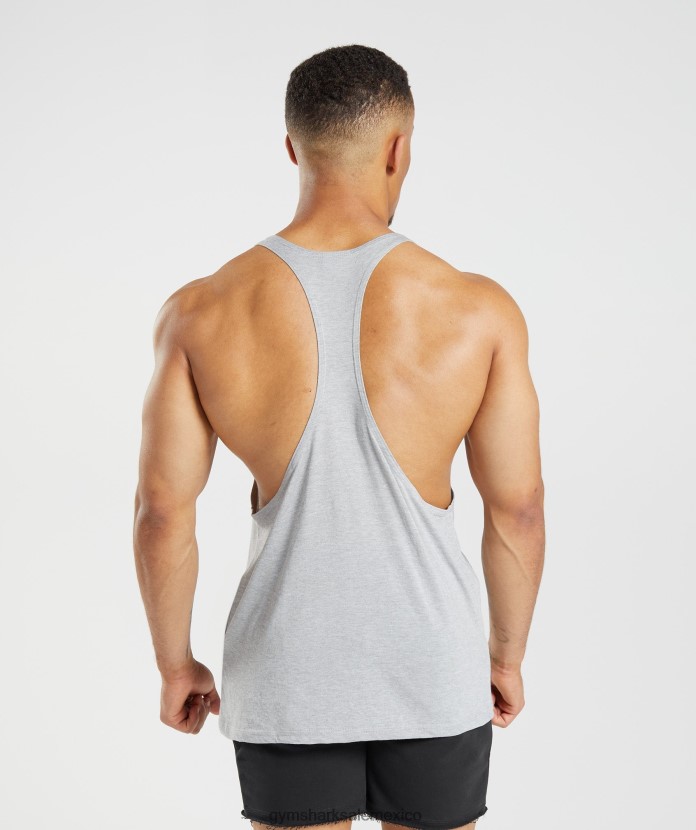 Gymshark larguero heredado Marga gris claro hombres 04BZTL999 - Gymshark México