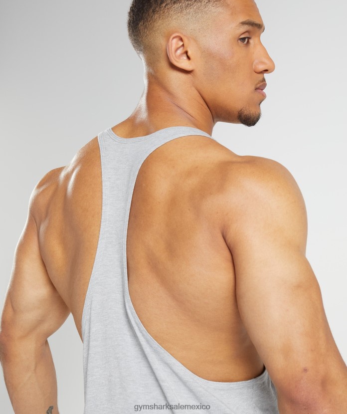 Gymshark larguero heredado Marga gris claro hombres 04BZTL999 - Gymshark México