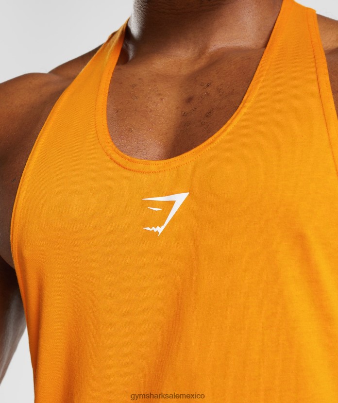 Gymshark reaccionar larguero naranja resplandor solar hombres 04BZTL1025 - Gymshark Hombre