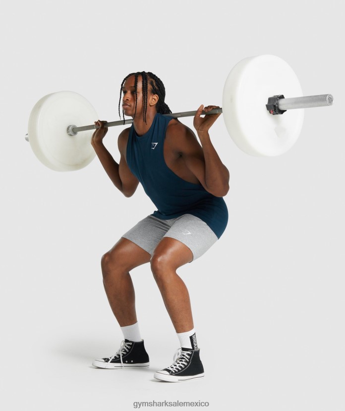 Gymshark tanque de brazo abatible crítico 2.0 marina de guerra hombres 04BZTL922 - Gymshark Mexico