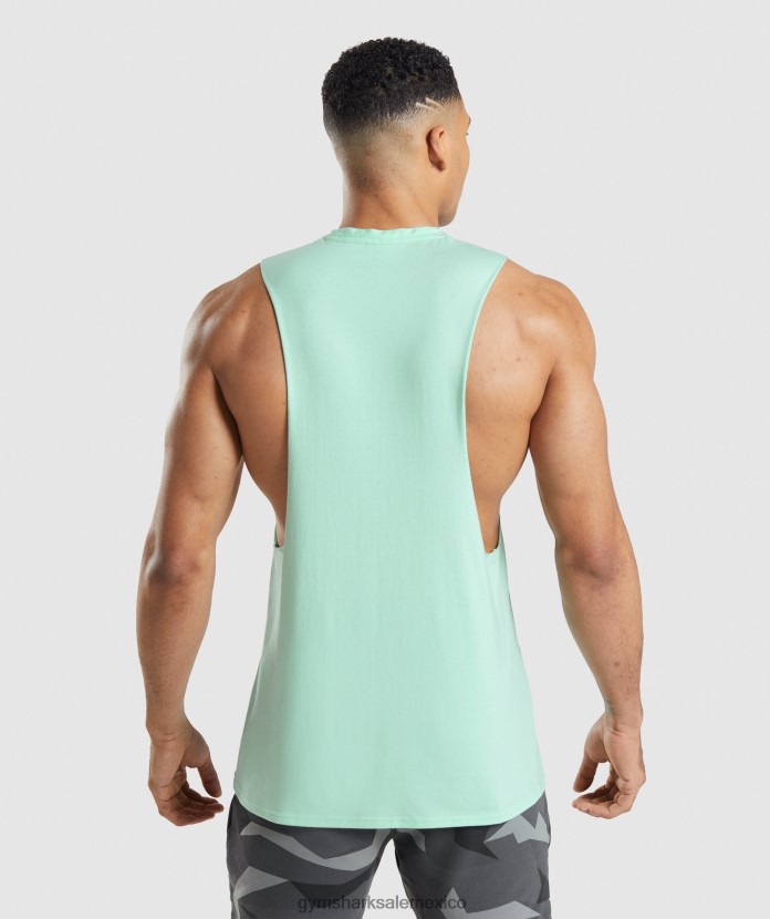 Gymshark tanque de brazo abatible crítico turbo azul hombres 04BZTL941 - Gymshark Mujer